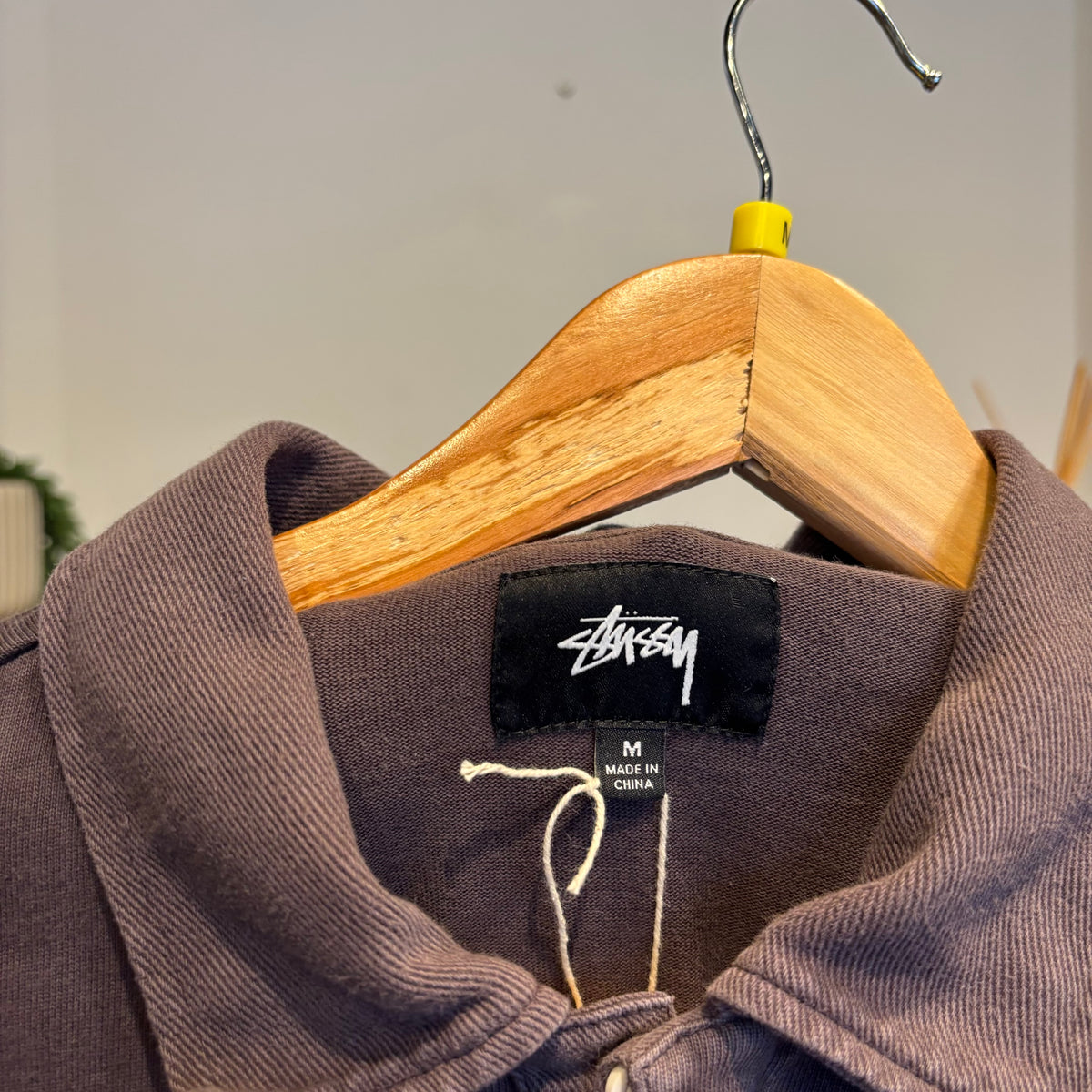 Stussy Bold Stripe Rugby Polo Shirt Grey (Medium)