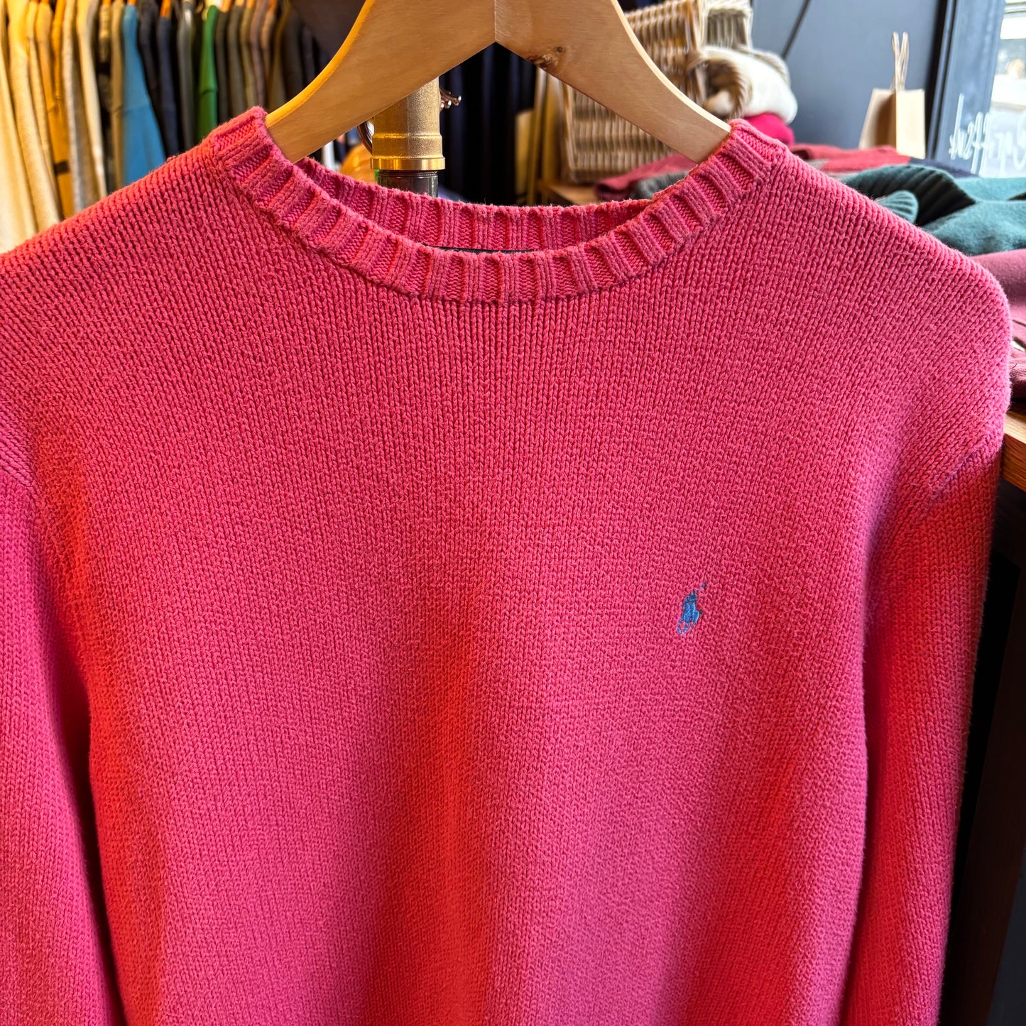 Ralph Lauren Pullover Knit Jumper Pink (Medium)