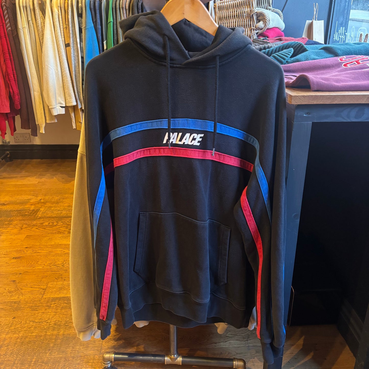 Palace FW18 S-Line Hoodie Black (XL)