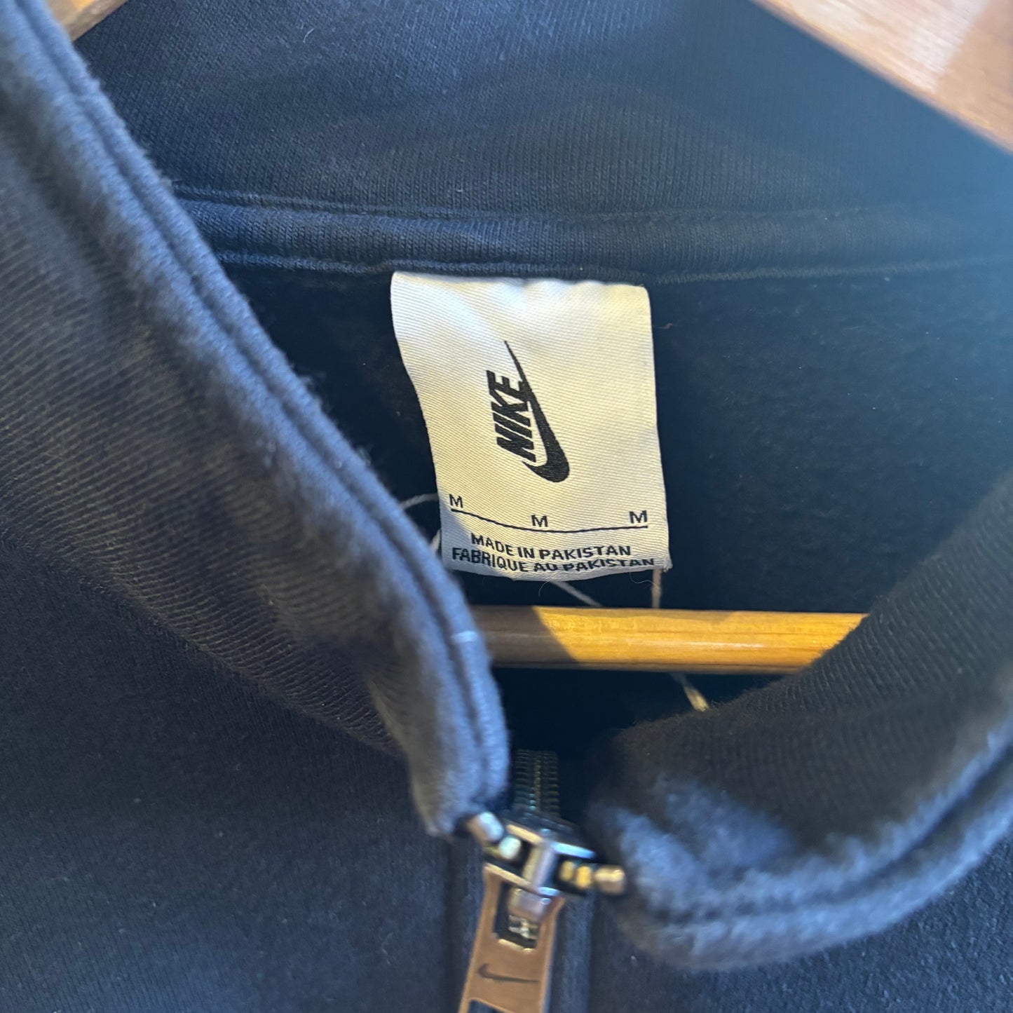 Nike NRG Solo Swoosh Quarter Zip Jumper Black (Medium)