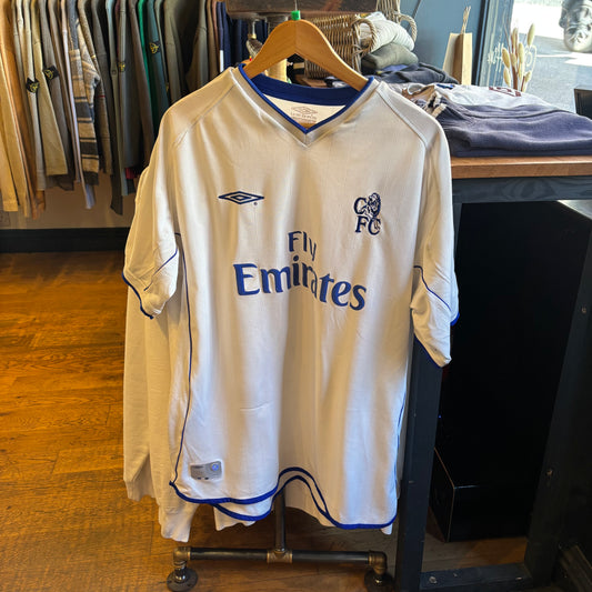 Chelsea Umbro 2001/02 Away Shirt White (XL)