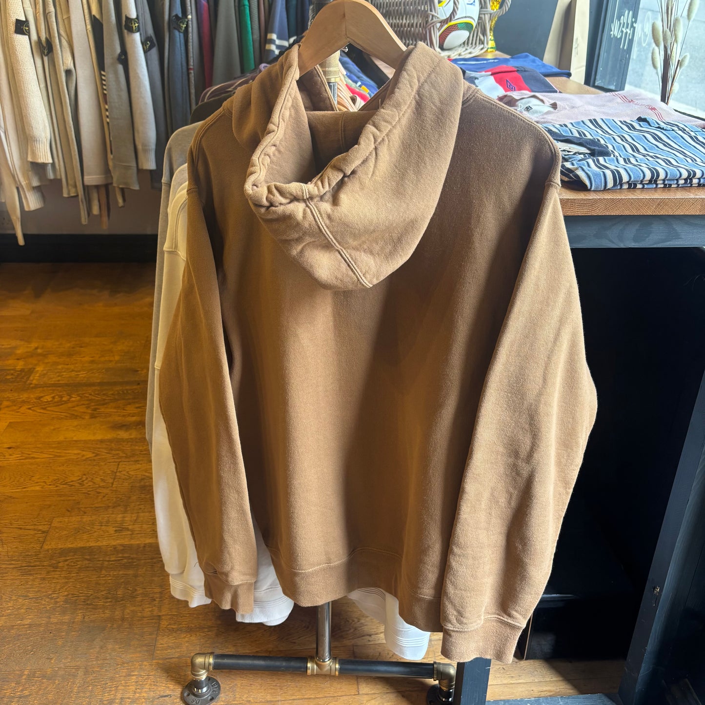 Supreme SS19 Toy Uzi Hoodie Brown (Medium)