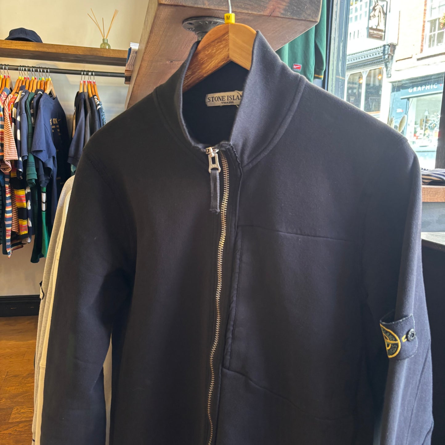 Stone Island A/W 2007 Full Zip Jumper Black (Medium)