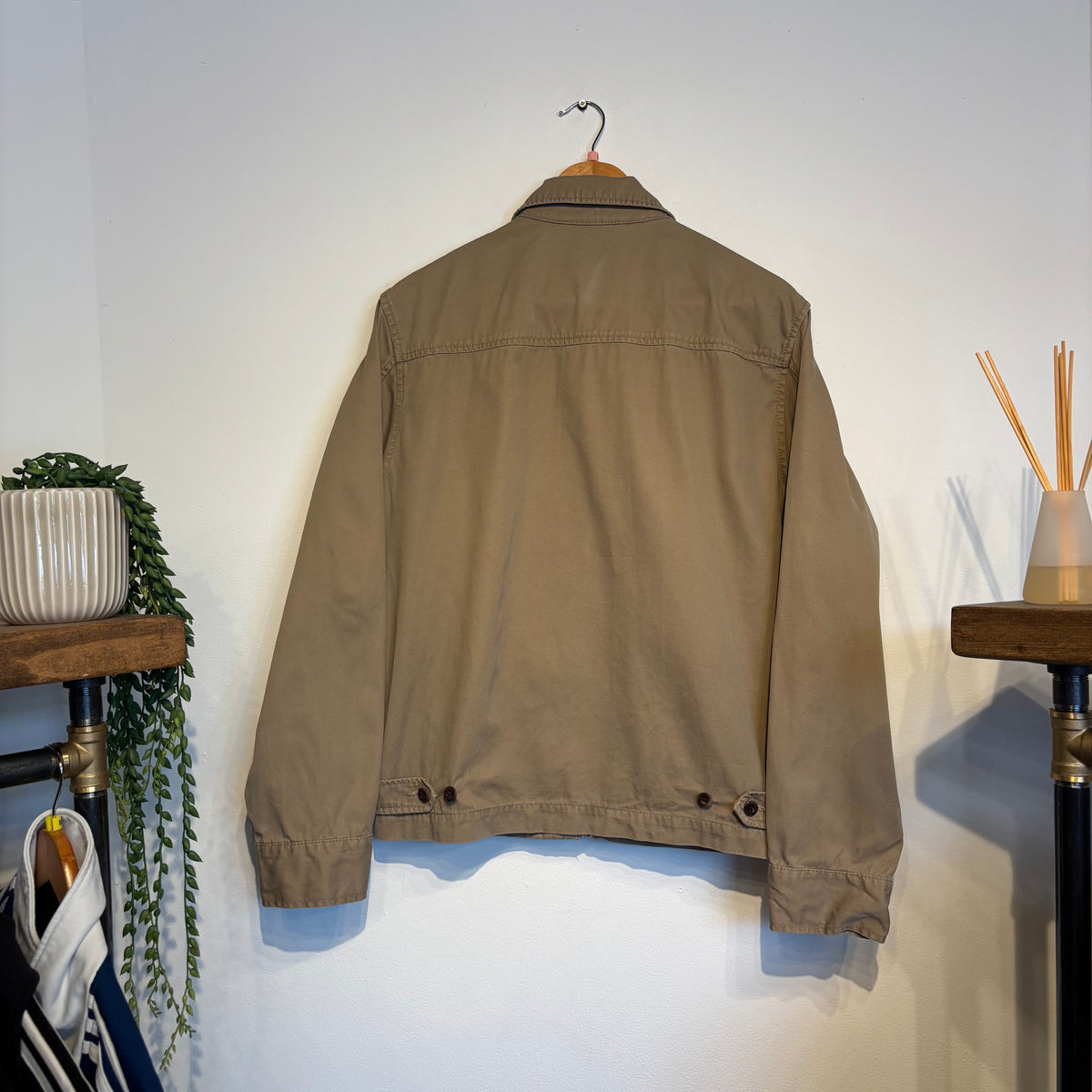 Ralph Lauren Harrington Zip Jacket Beige (Small)