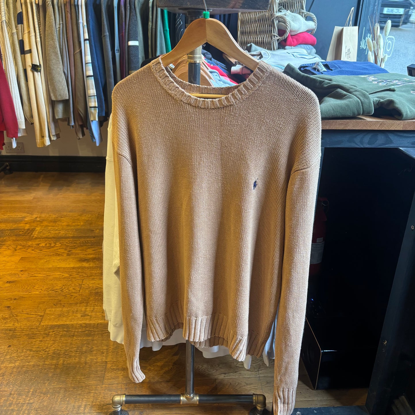 Ralph Lauren Pullover Knit Jumper Beige (XL)