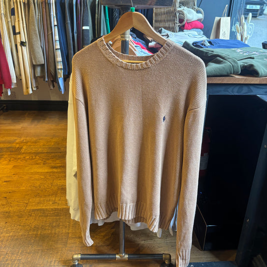 Ralph Lauren Pullover Knit Jumper Beige (XL)