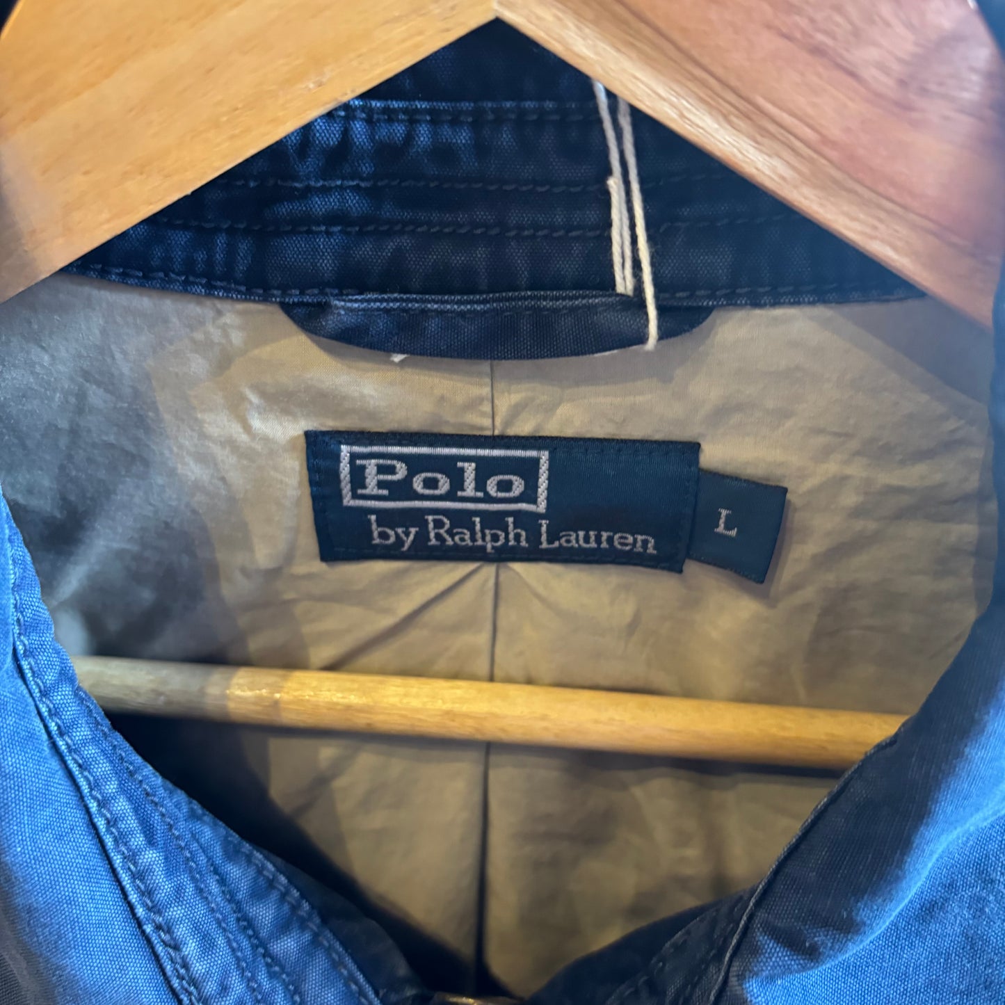 Ralph Lauren Harrington Zip Up Jacket Blue (Large)
