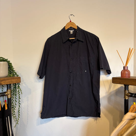 Stone Island S/S 2001 Compass Shirt Navy (Large)