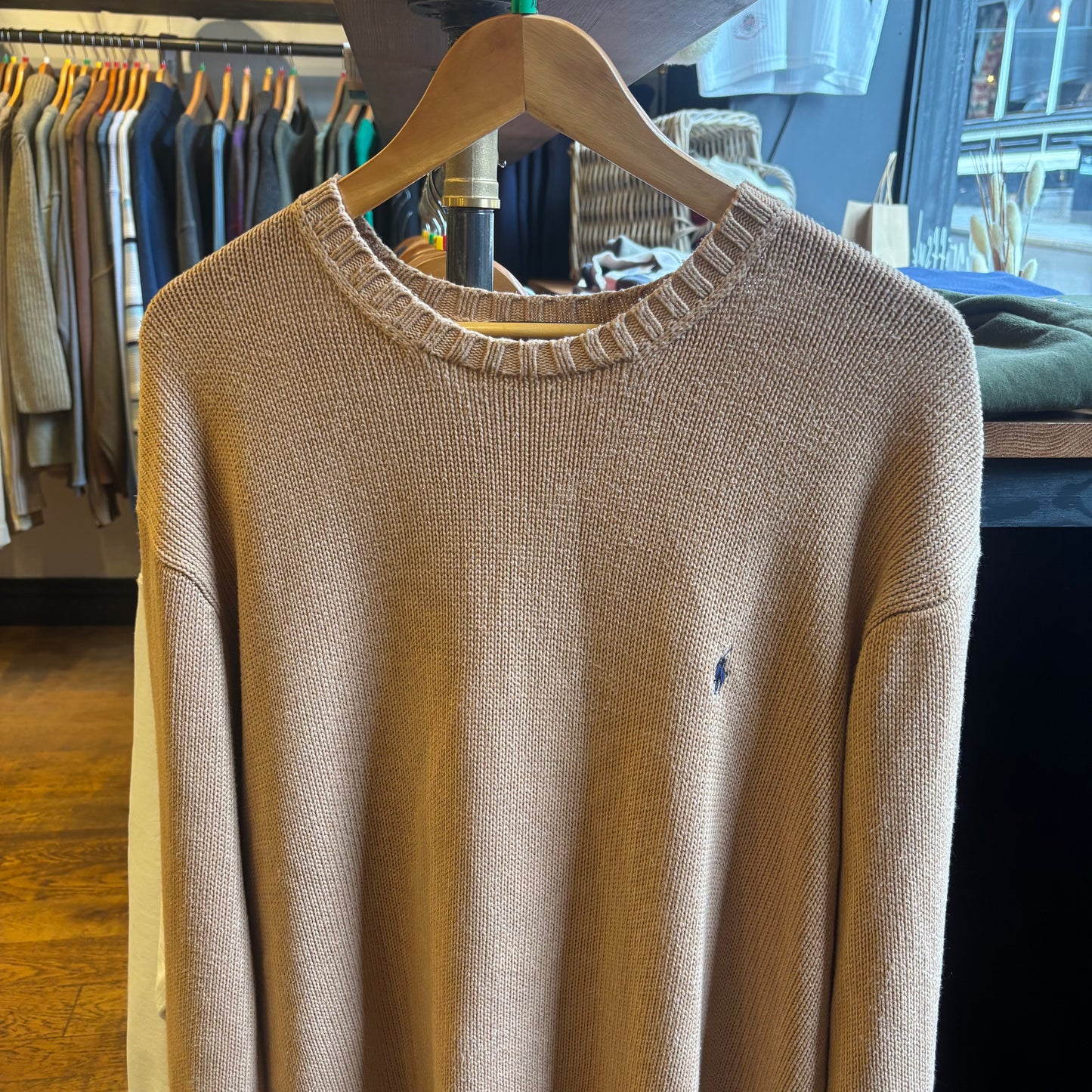 Ralph Lauren Pullover Knit Jumper Beige (XL)