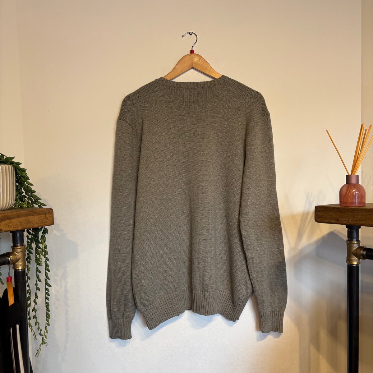 Ralph Lauren Pullover Knit Jumper Grey (Large)