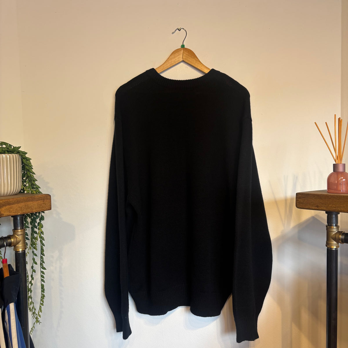 Palace Thrasher SS24 Spellout Knit Jumper Black (XL)
