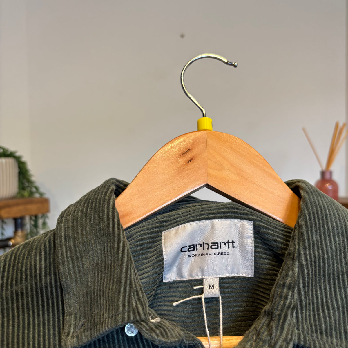 Carhartt Madison Cord Longsleeve Shirt Green (Medium)
