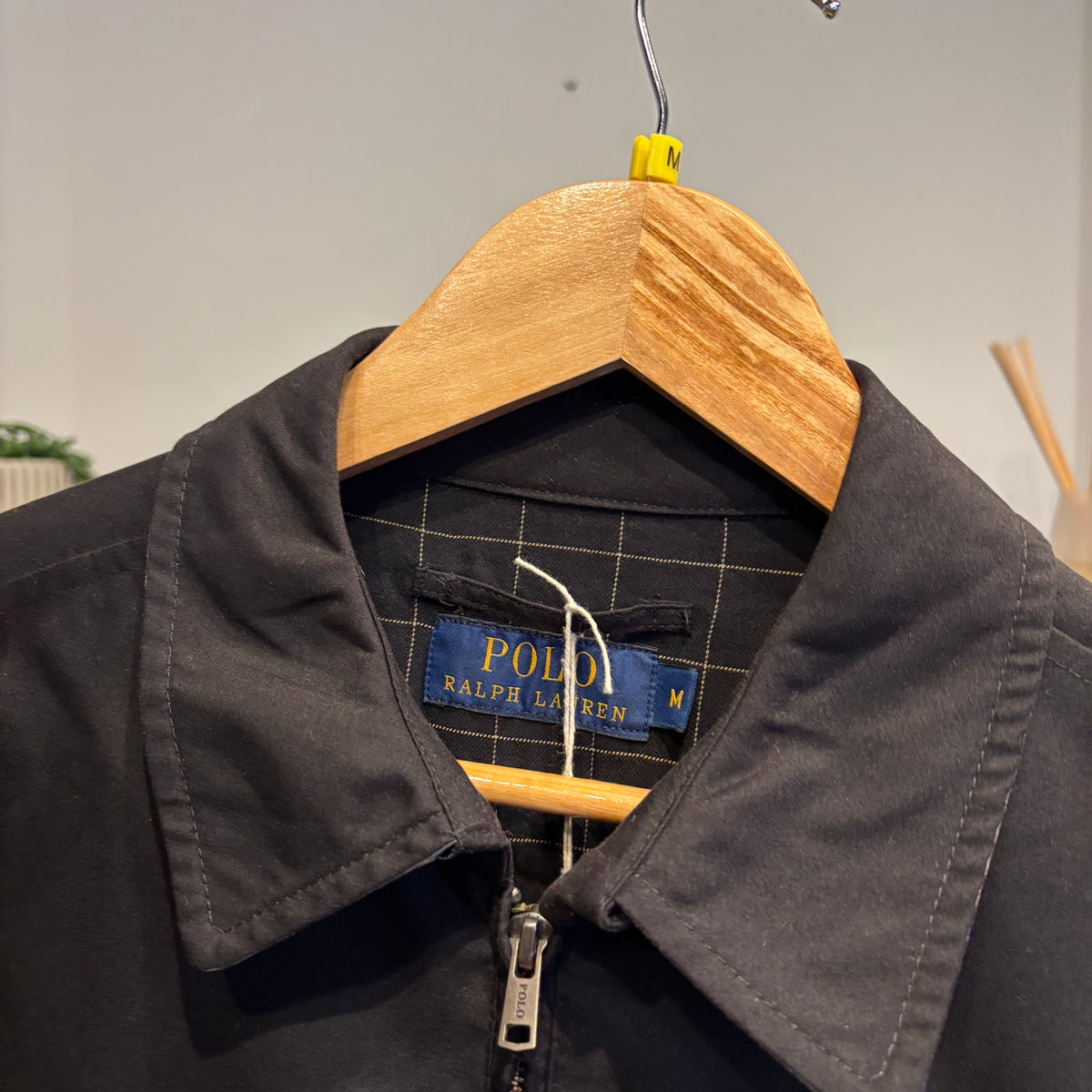 Ralph Lauren Harrington Zip Jacket Black (Medium)