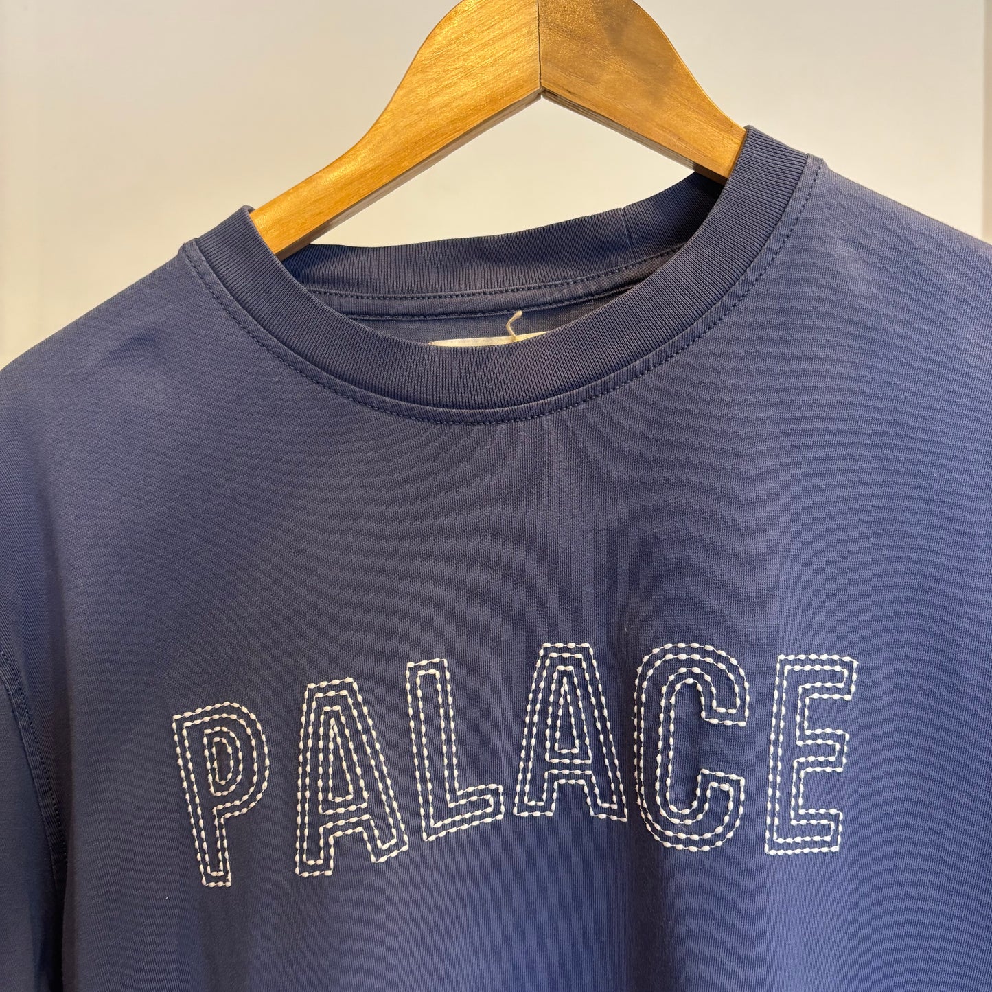 Palace FW21 Contrast Stitch T-Shirt Blue (Large)