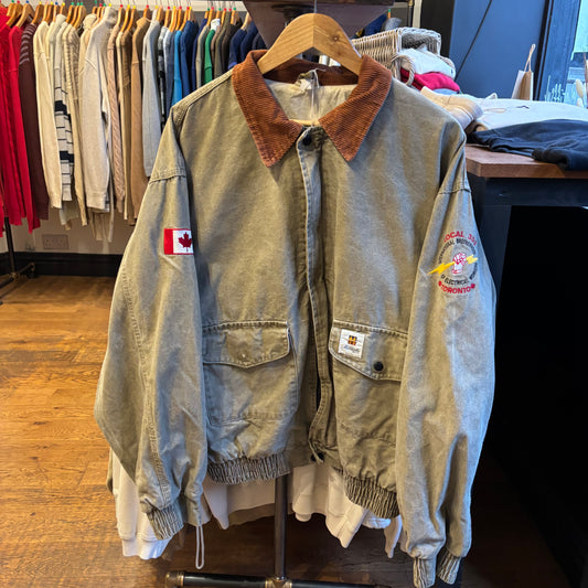 Vintage Millworks Workwear Canvas Jacket Brown (Medium)