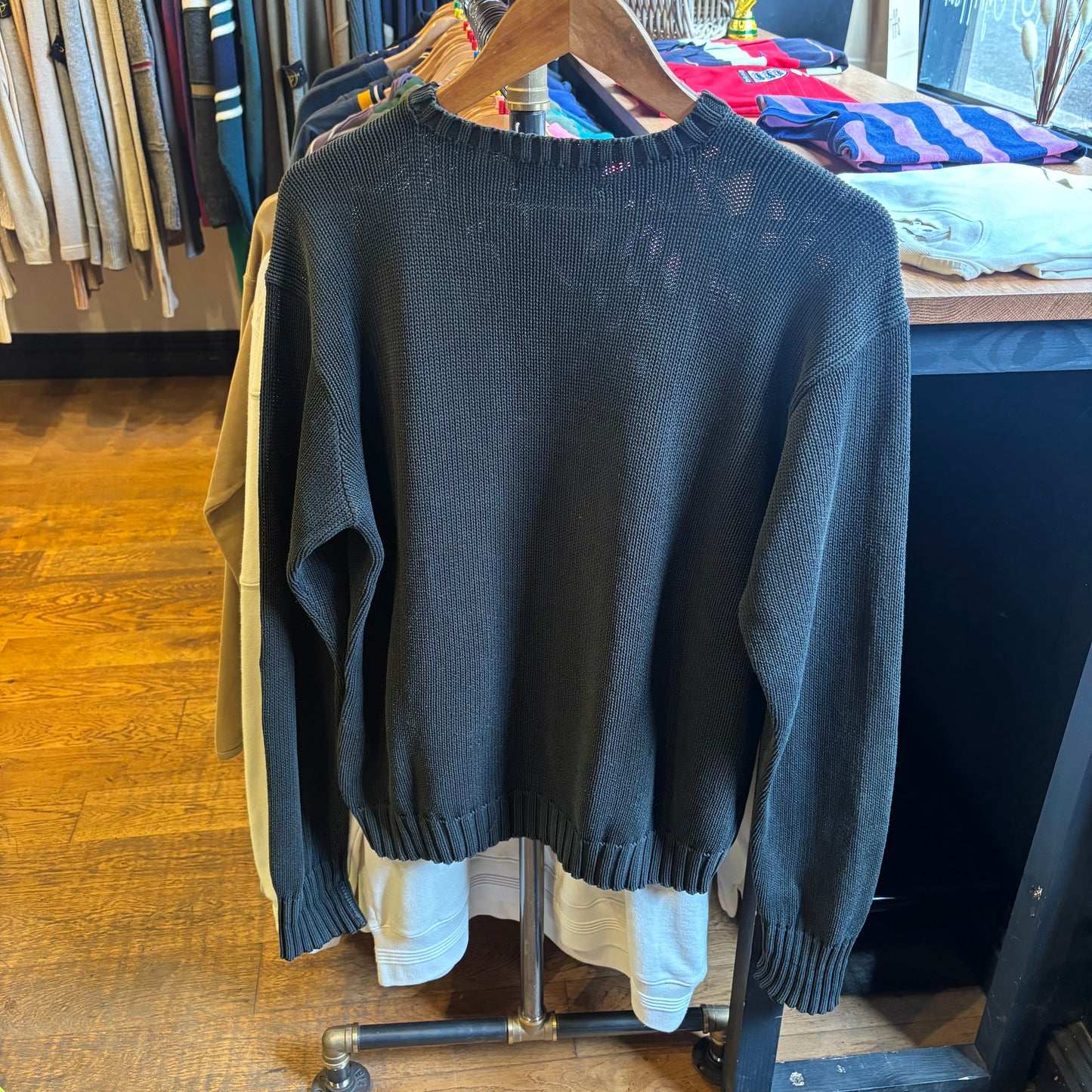 Ralph Lauren Pullover Knit Jumper Black (Medium)