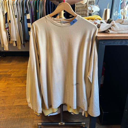 Stone Island Denims AW03 Longsleeve T-Shirt Beige (Large)