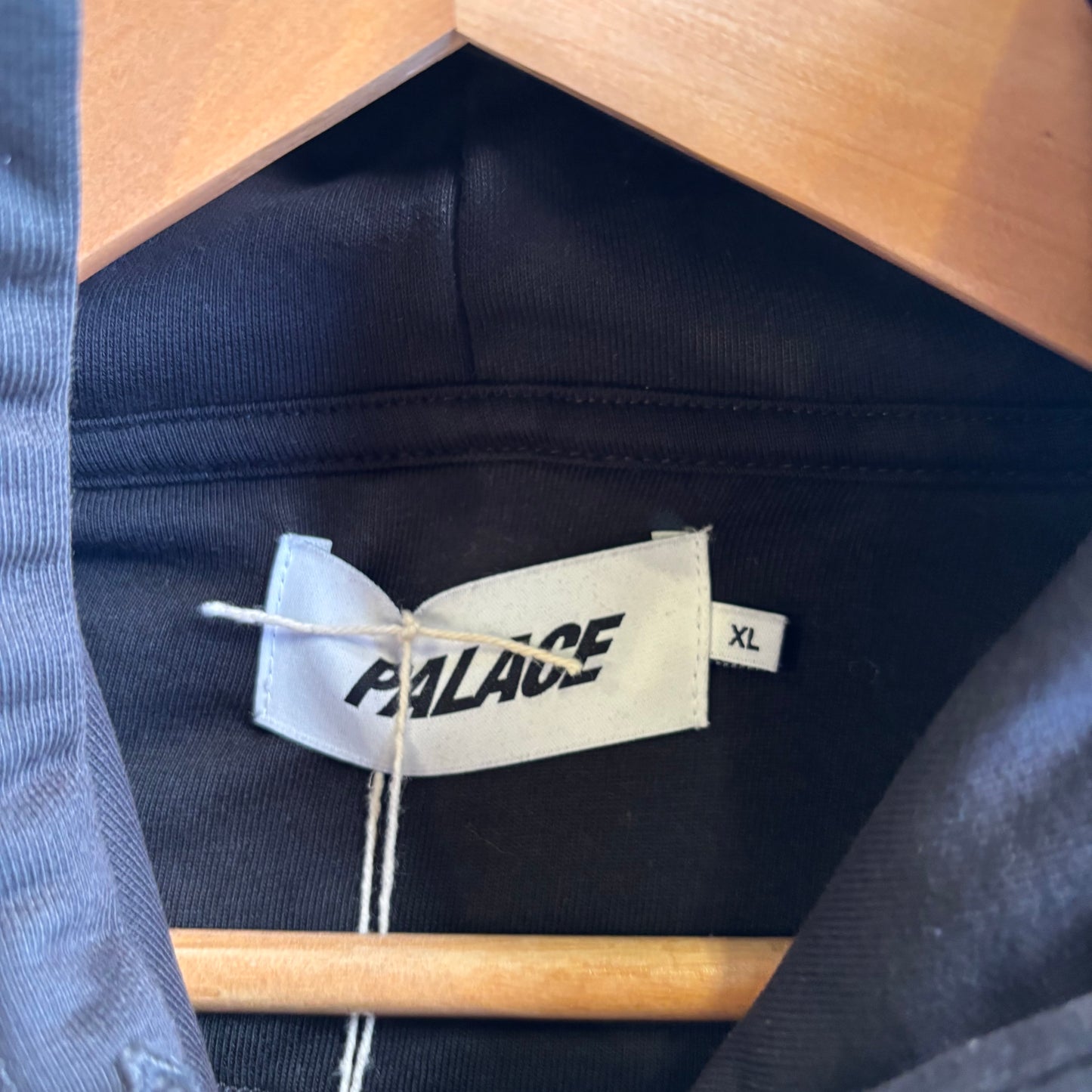 Palace SS22 Flames Hoodie Black (XL)