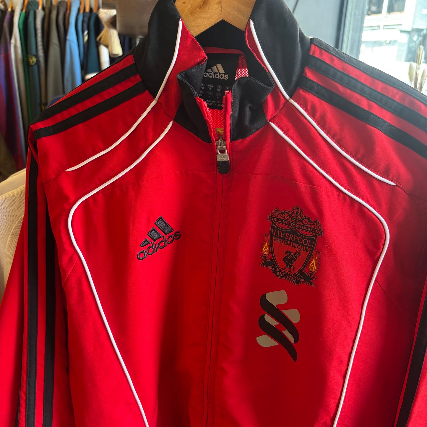 Liverpool Adidas 2010/11 Track Jacket Red (Small)