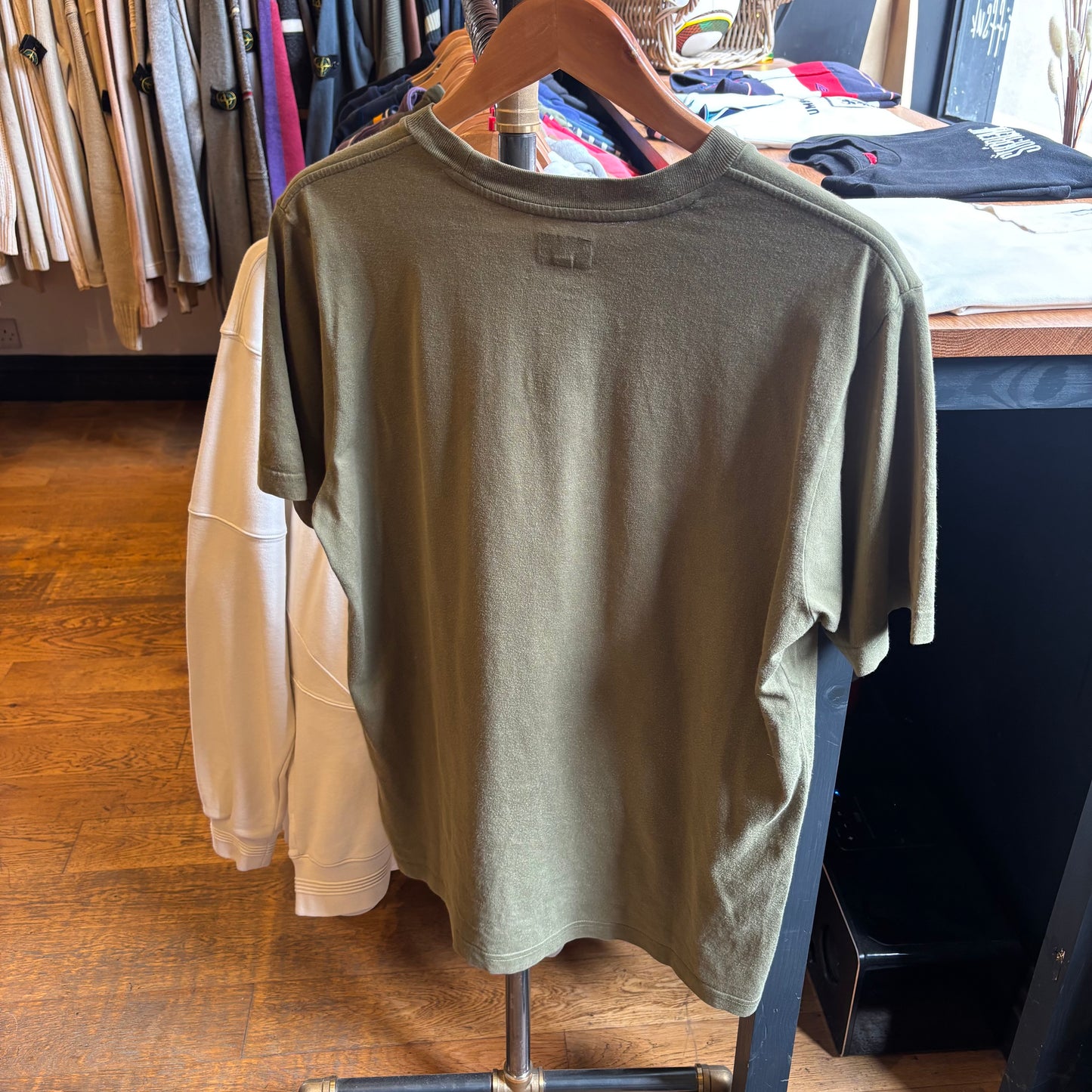 Supreme SS16 Debossed T-Shirt Green (Medium)