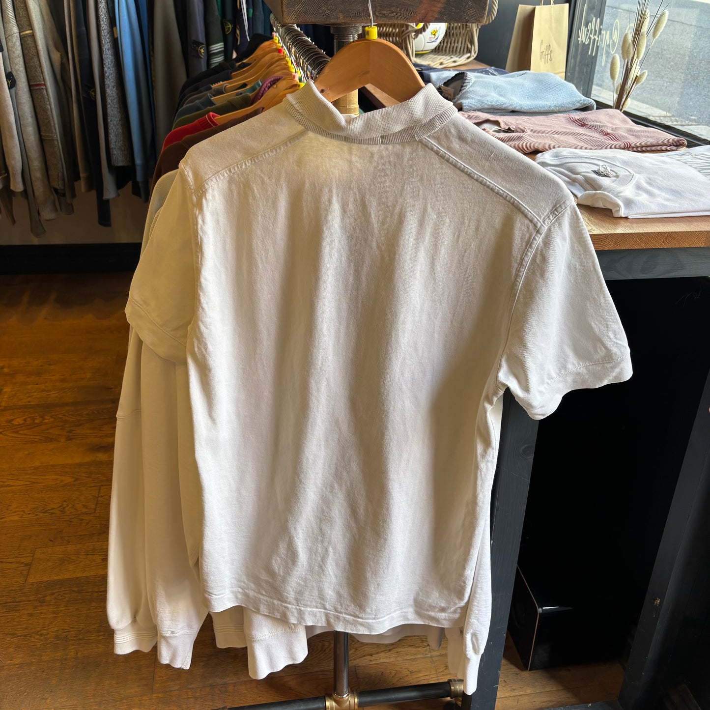Stone Island S/S 2007 82-07 Polo Shirt White (Medium)