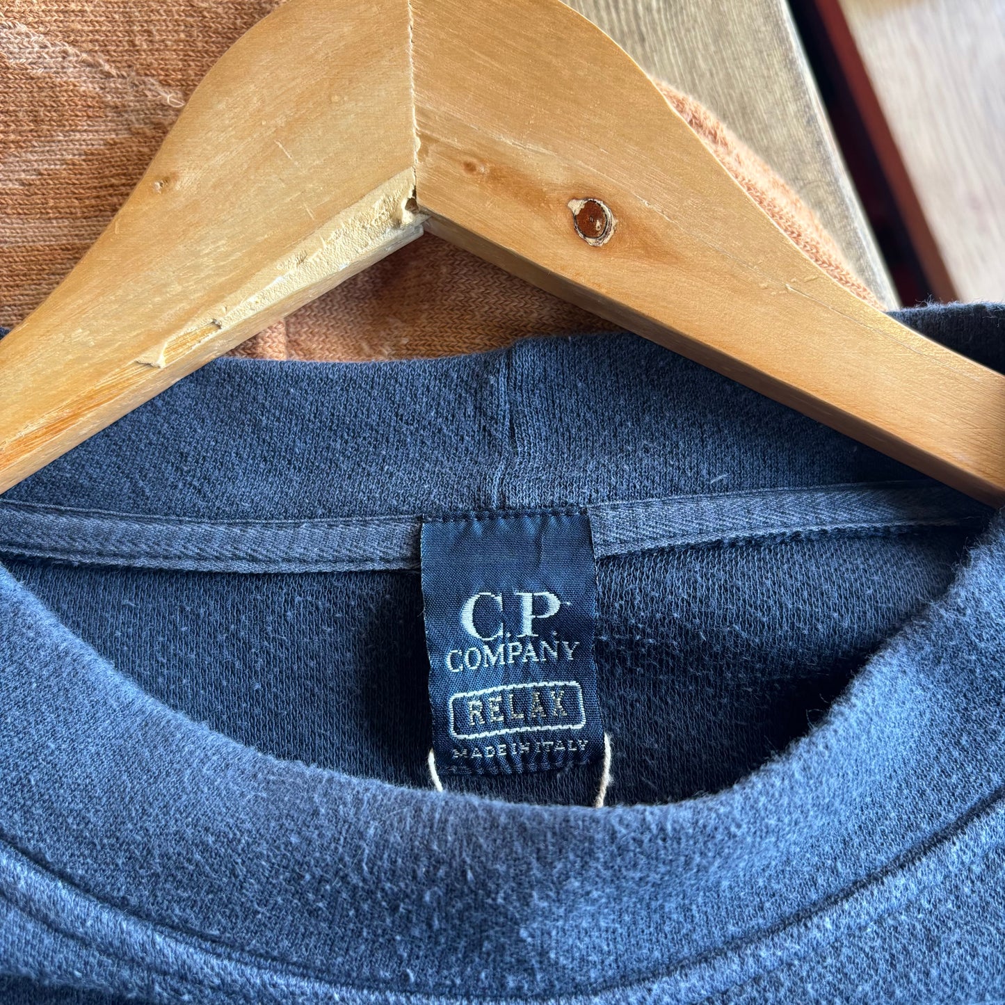 CP Company Relax AW96 Spellout Sweatshirt Navy (XXL)