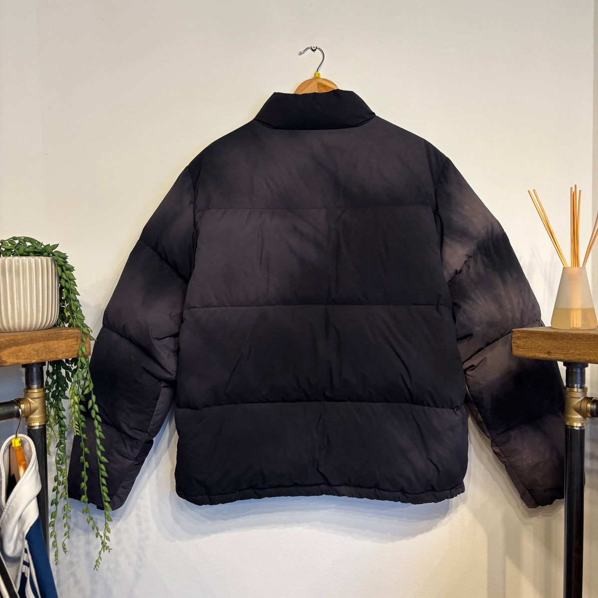 Stussy Recycled Nylon Down Puffer Jacket Black (Medium)