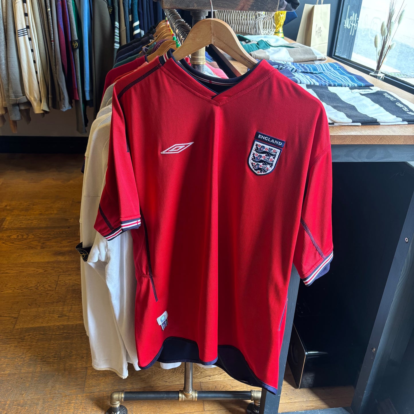 England Umbro 2002/04 Reversible Away Shirt (XL)