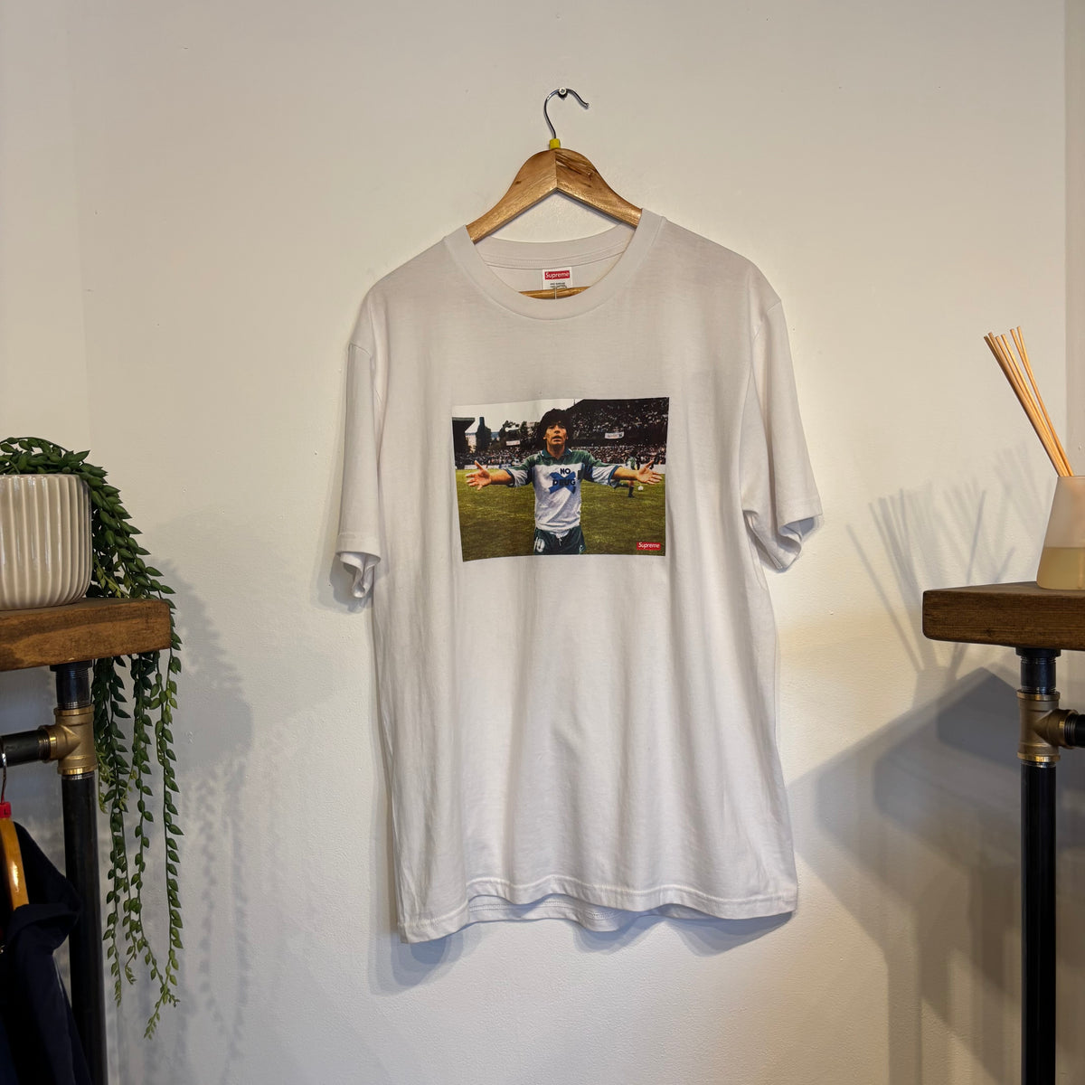 Supreme SS24 Maradona Graphic T-Shirt White (Medium)