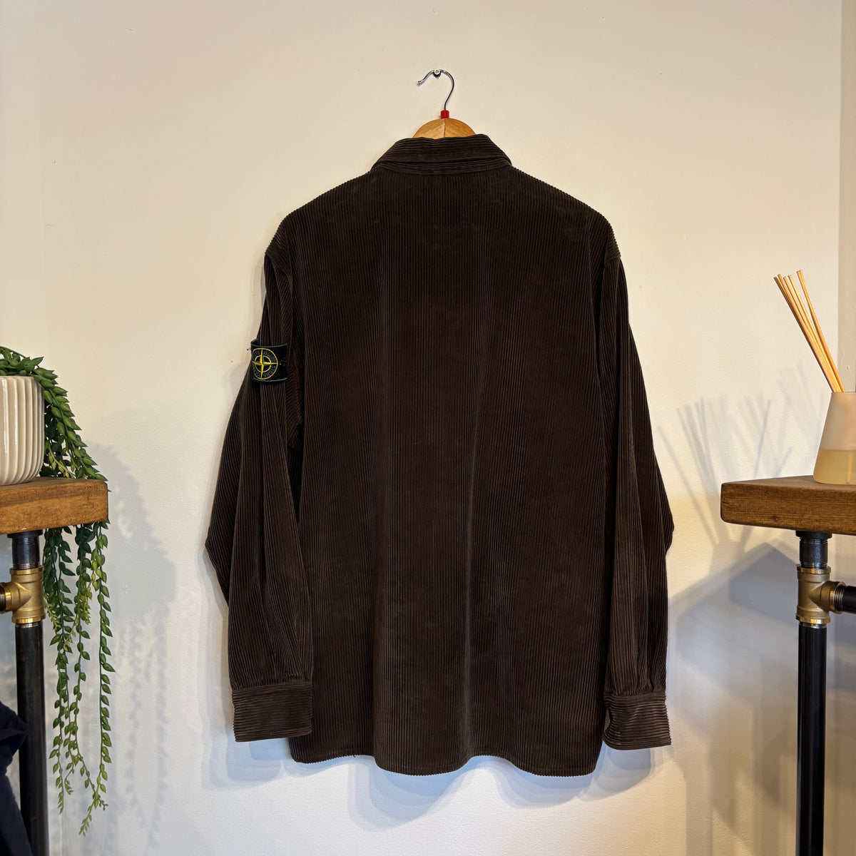 Stone Island A/W 1994 Jumbo Cord Overshirt Brown (Large)