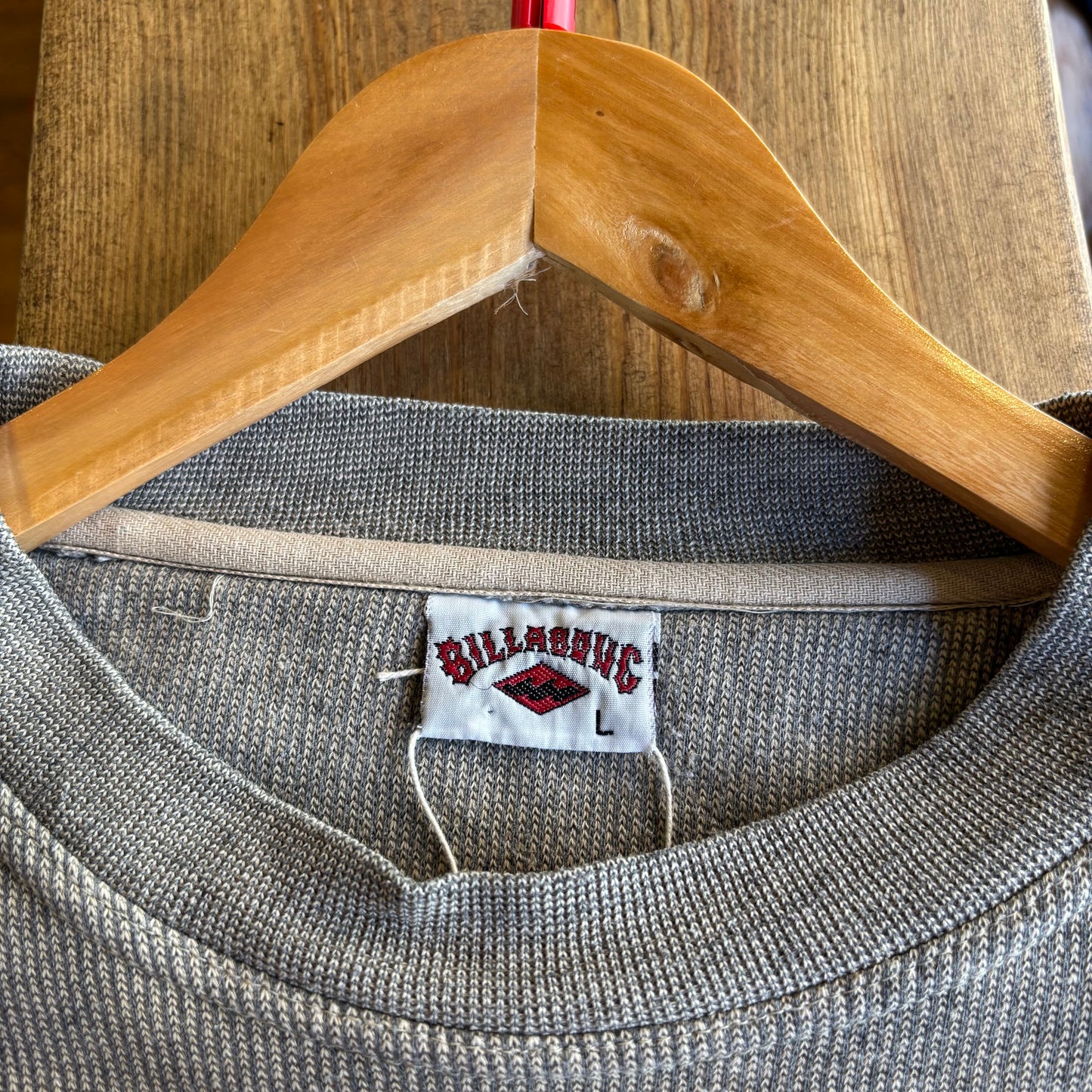 Billabong 2000's Oversized Pullover Sweatshirt Beige (Large)