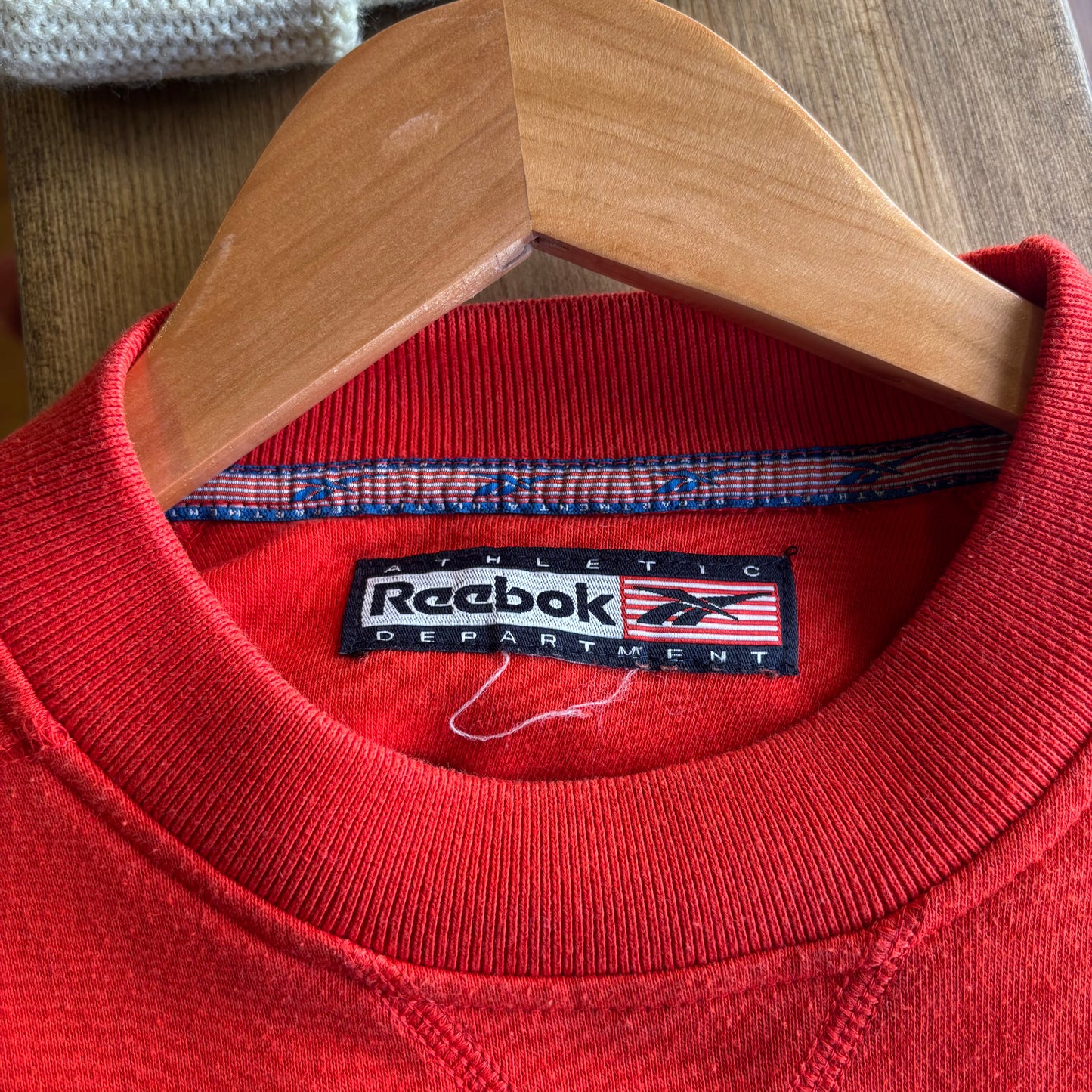 Reebok Athletic Department Oversized Sweatshirt Red (Small)