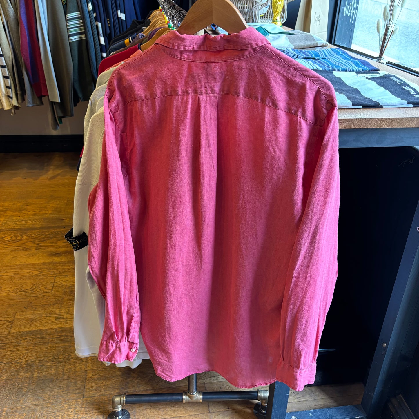 Ralph Lauren Button Up Longsleeve Shirt Pink (Large)