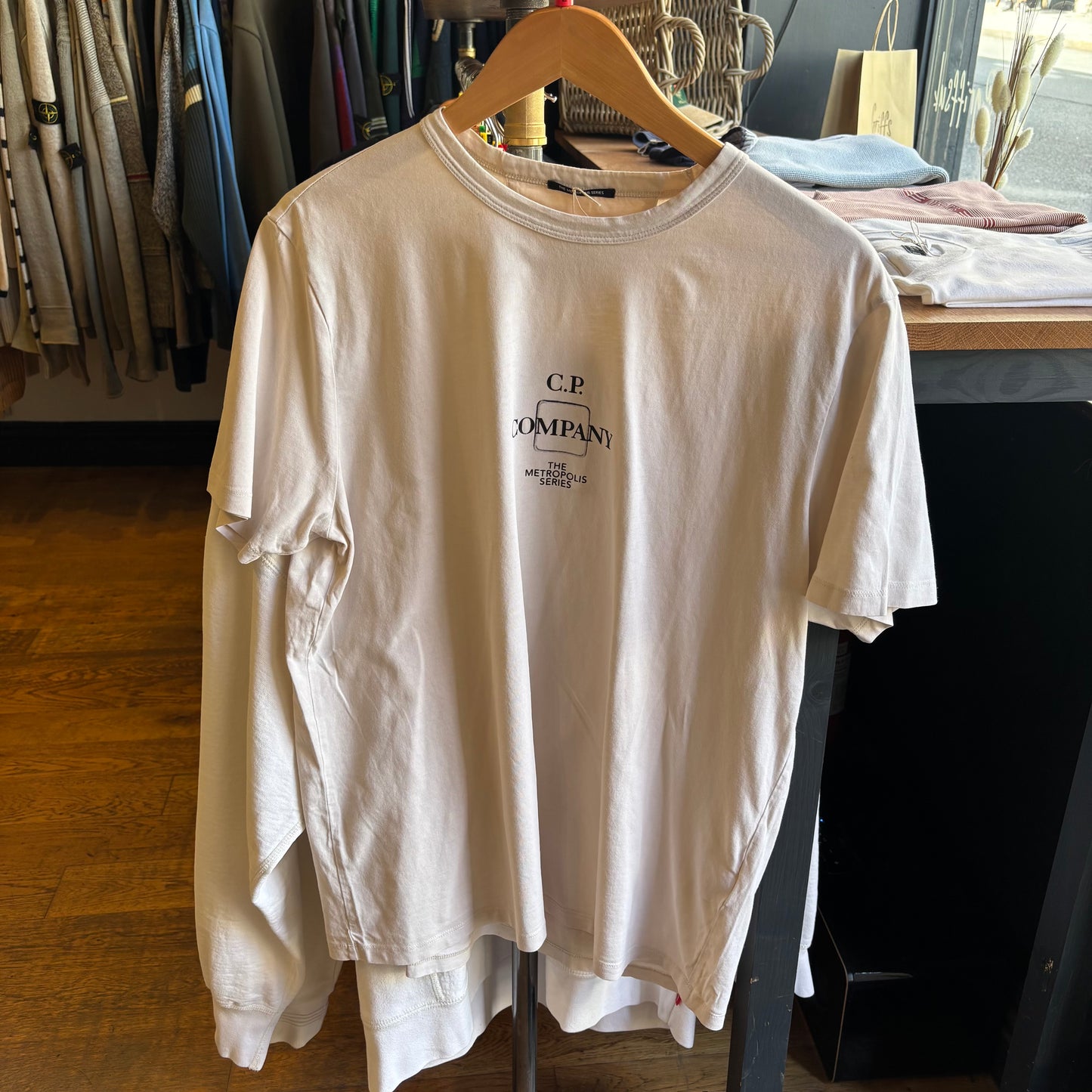 CP Company Metropolis Series T-Shirt White (Large)