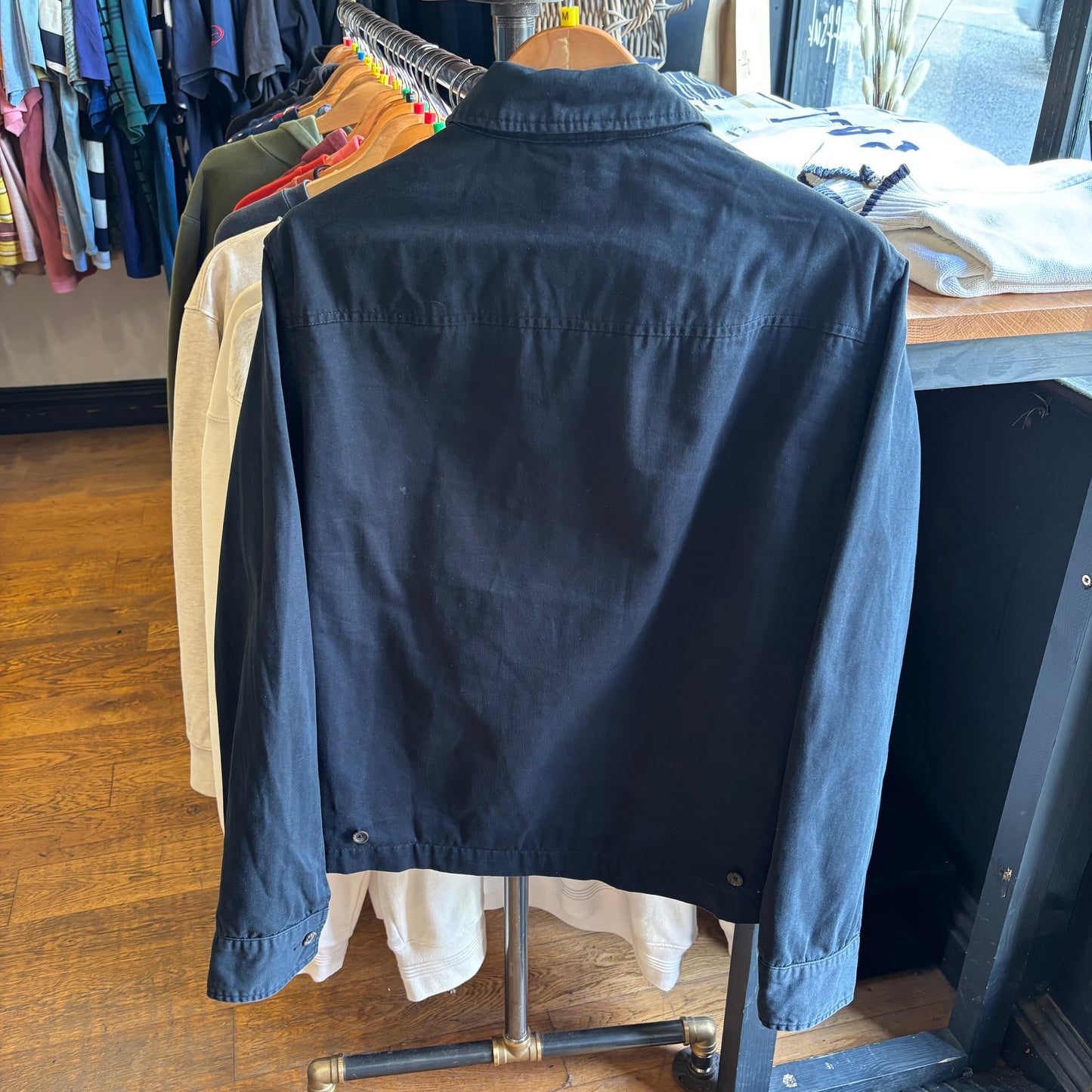 Ralph Lauren Harrington Zip Up Jacket Black (Medium)