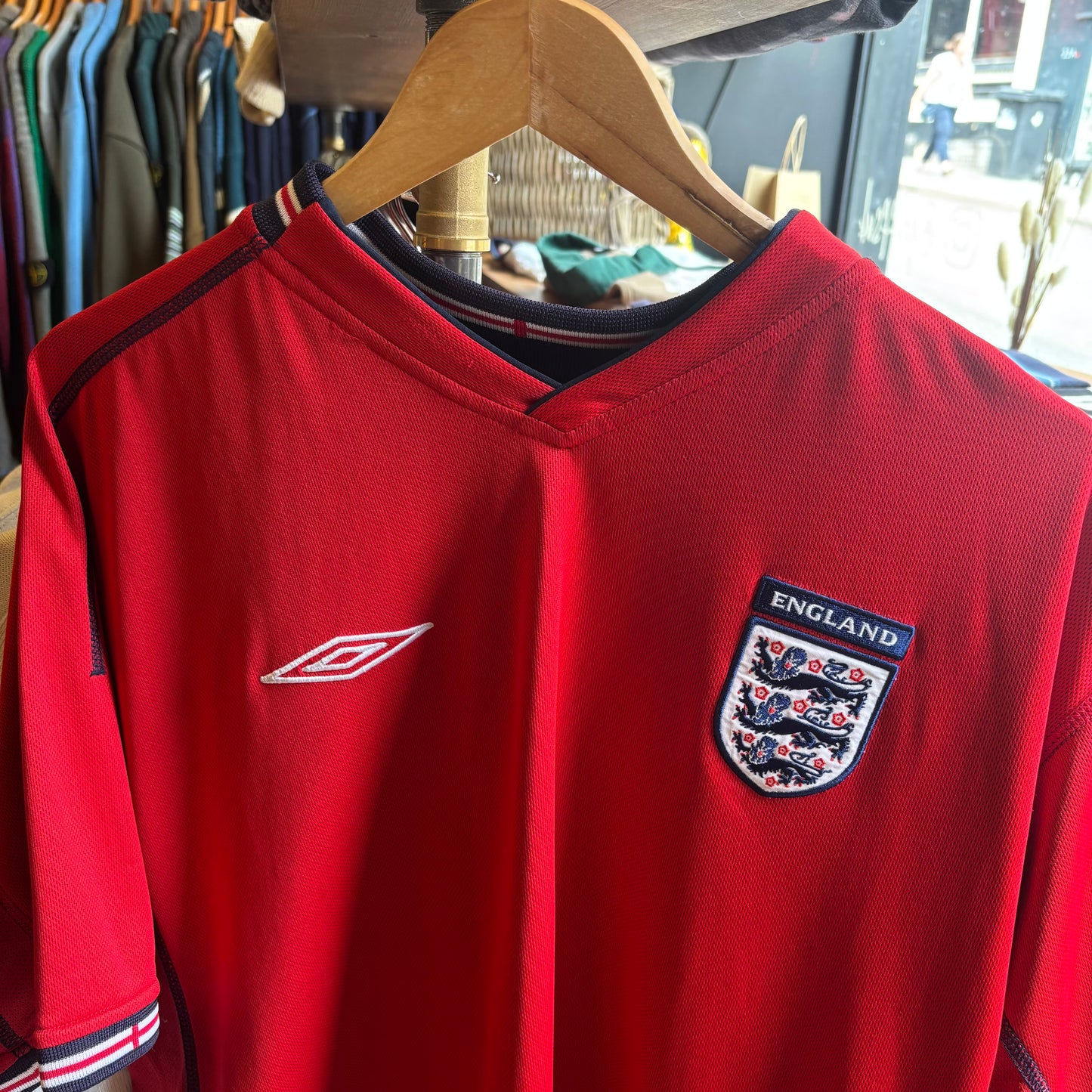 England Umbro 2002/04 Reversible Away Shirt (XL)