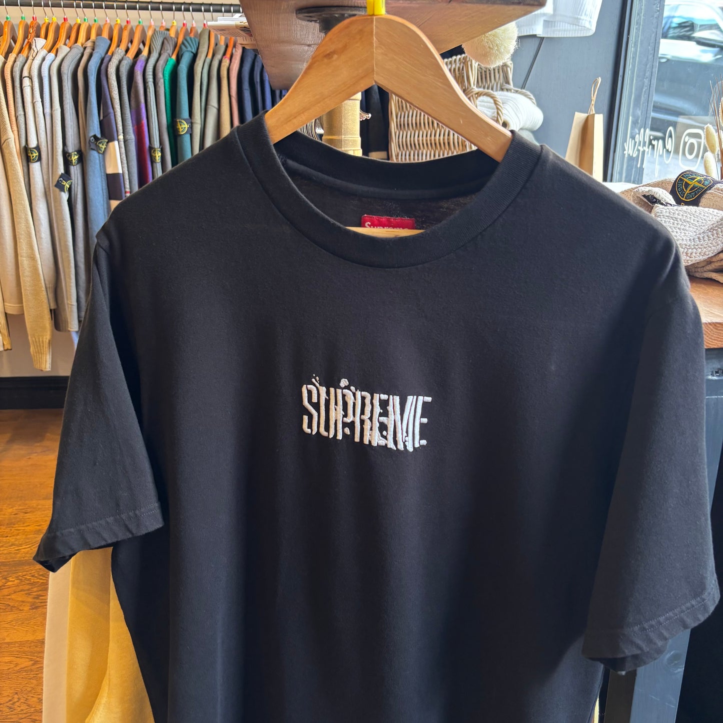 Supreme SS21 Splatter Graphic T-Shirt (Medium)
