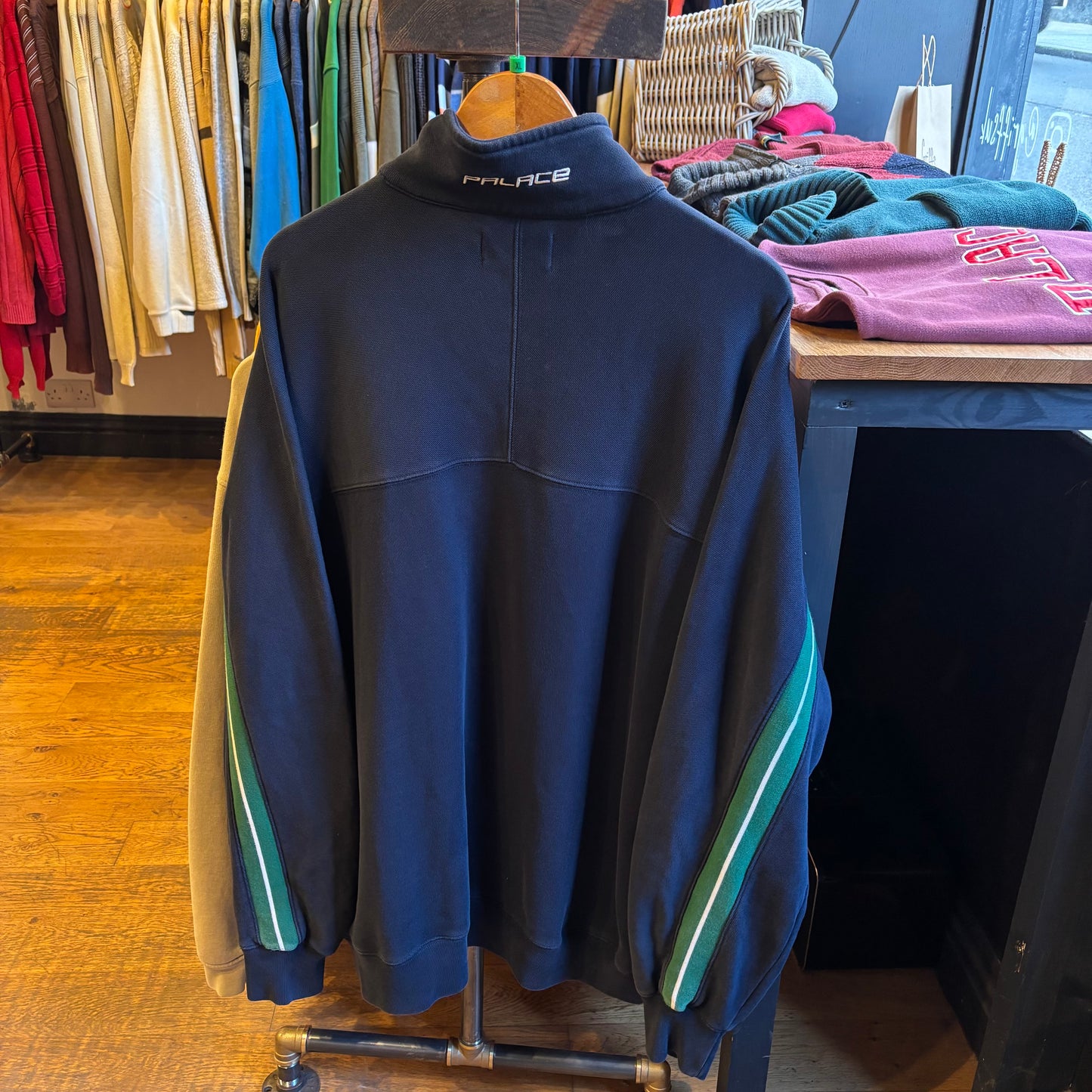 Palace FW20 Insert Quarter Zip Jumper Navy (XL)