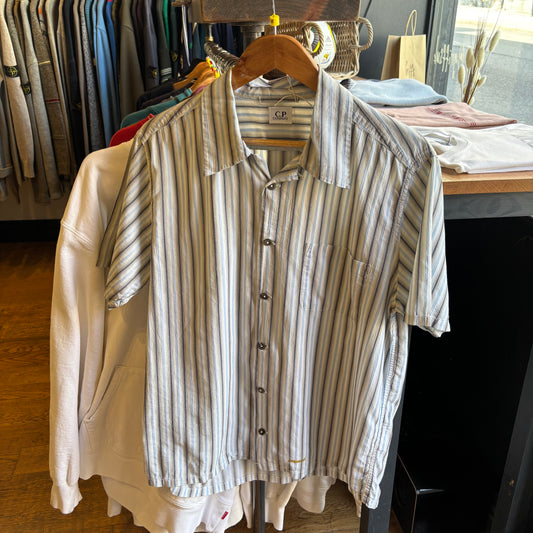 CP Company S/S 2003 Horizontal Multi Stripe Shirt (Medium)