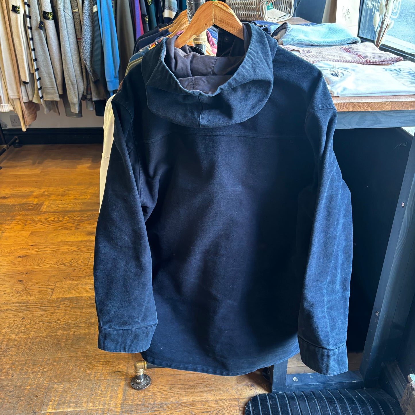 CP Company A/W 1998 Hooded Longline Jacket Navy (XL)