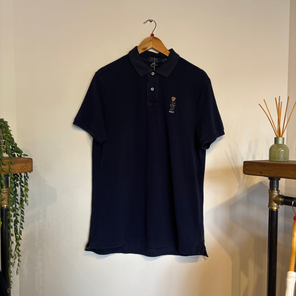 Ralph Lauren Polo Bear Polo Shirt Navy (Medium)