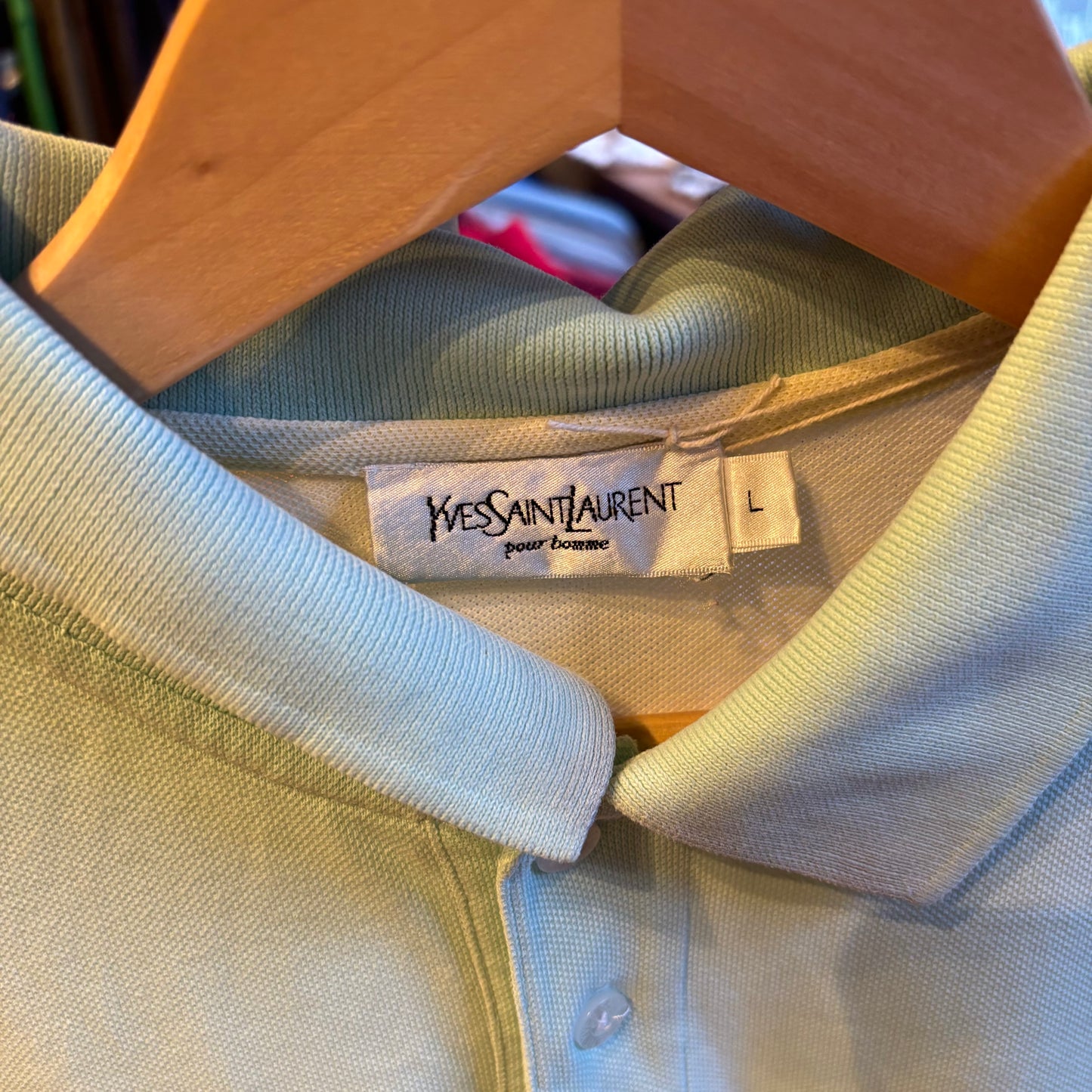 Yves Saint Laurent Colourblock Polo (Large)