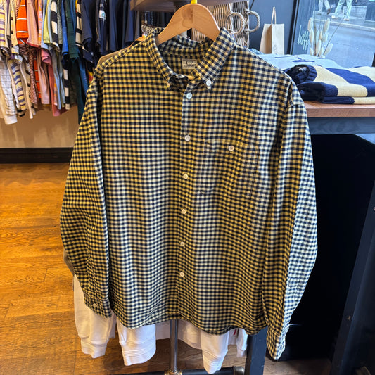 CP Company A/W 1994 Plaid Button Shirt Yellow/ Black (Medium)