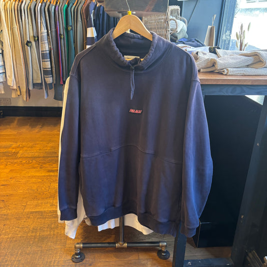 Palace SS20 Draw Funnel Oversized Sweatshirt Navy (Medium)
