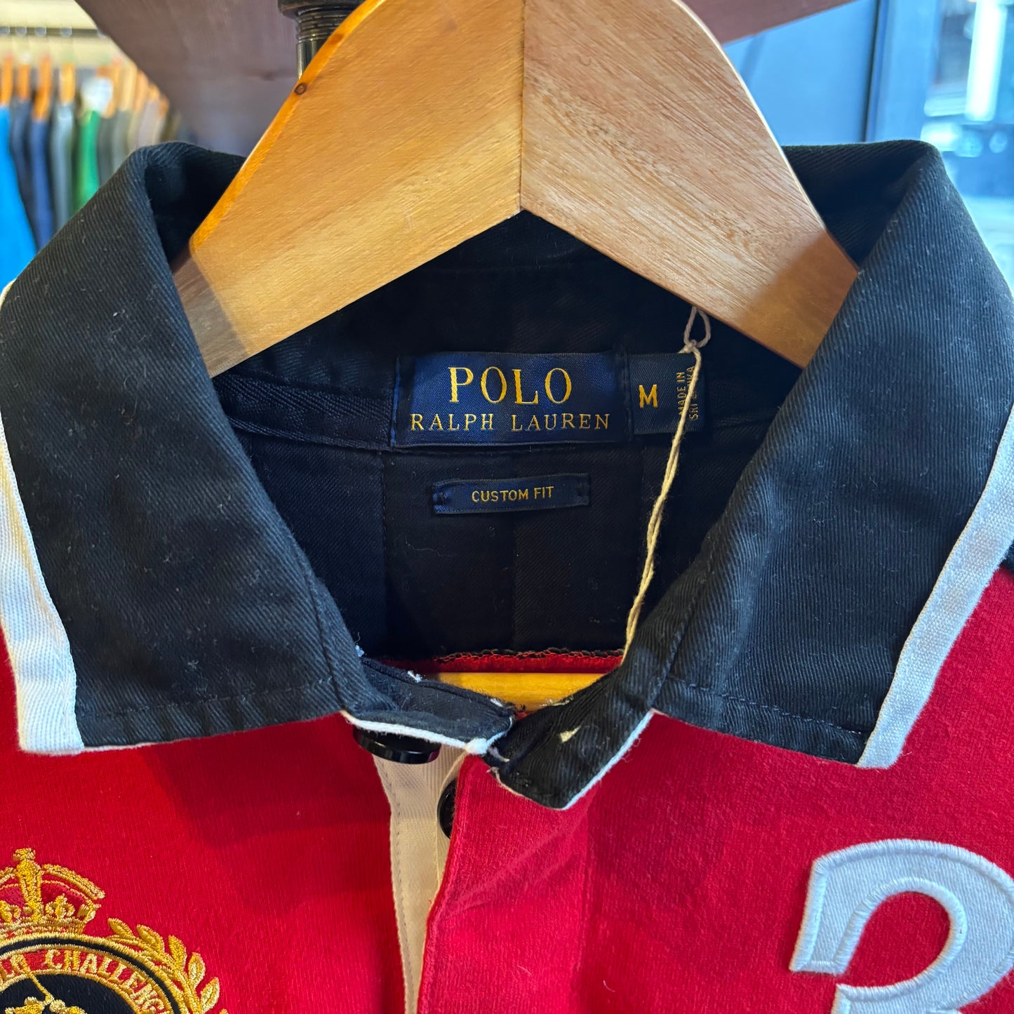 Ralph Lauren Longsleeve Rugby Polo Shirt (Medium)