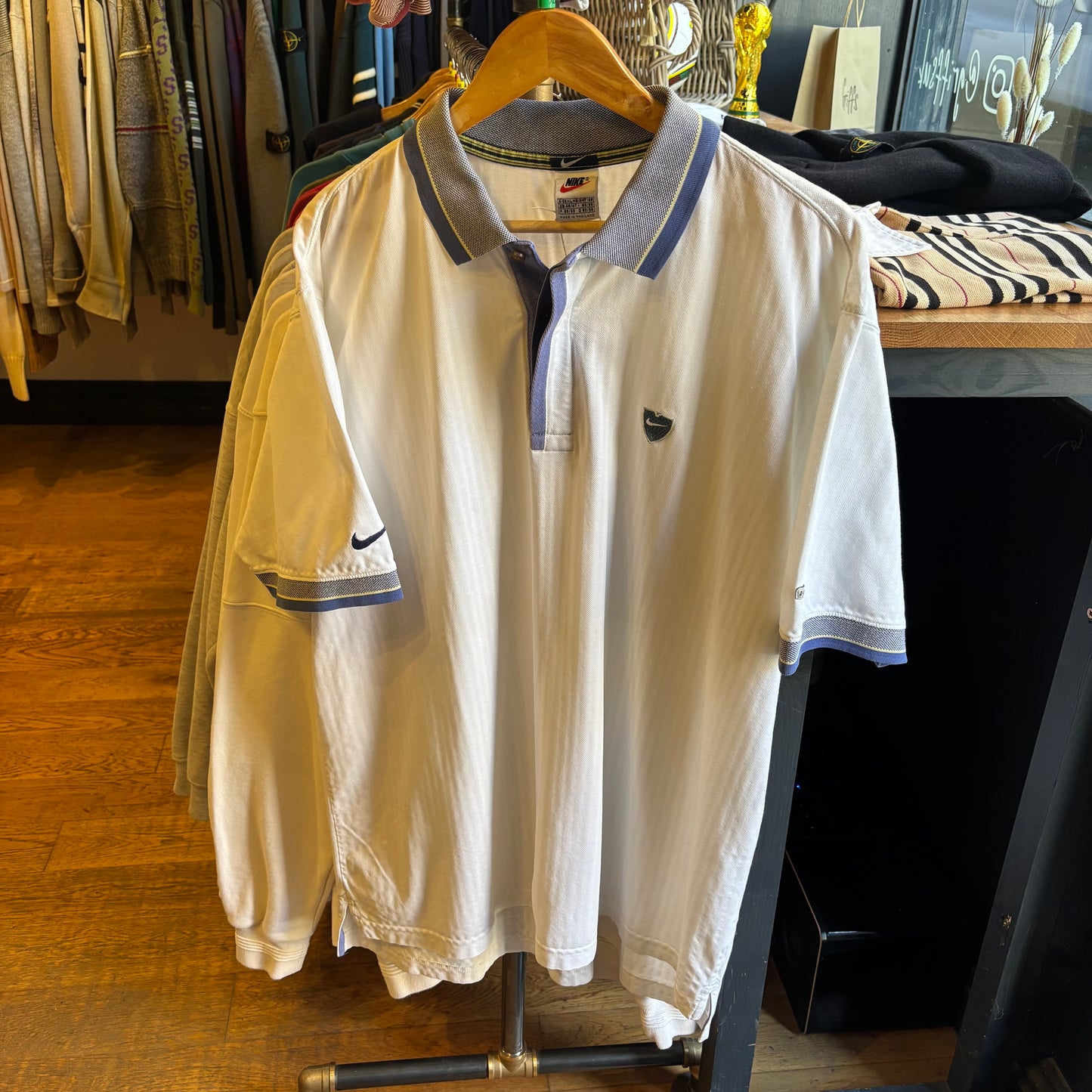 Nike Golf Oversized 90s Polo Shirt White (XL)