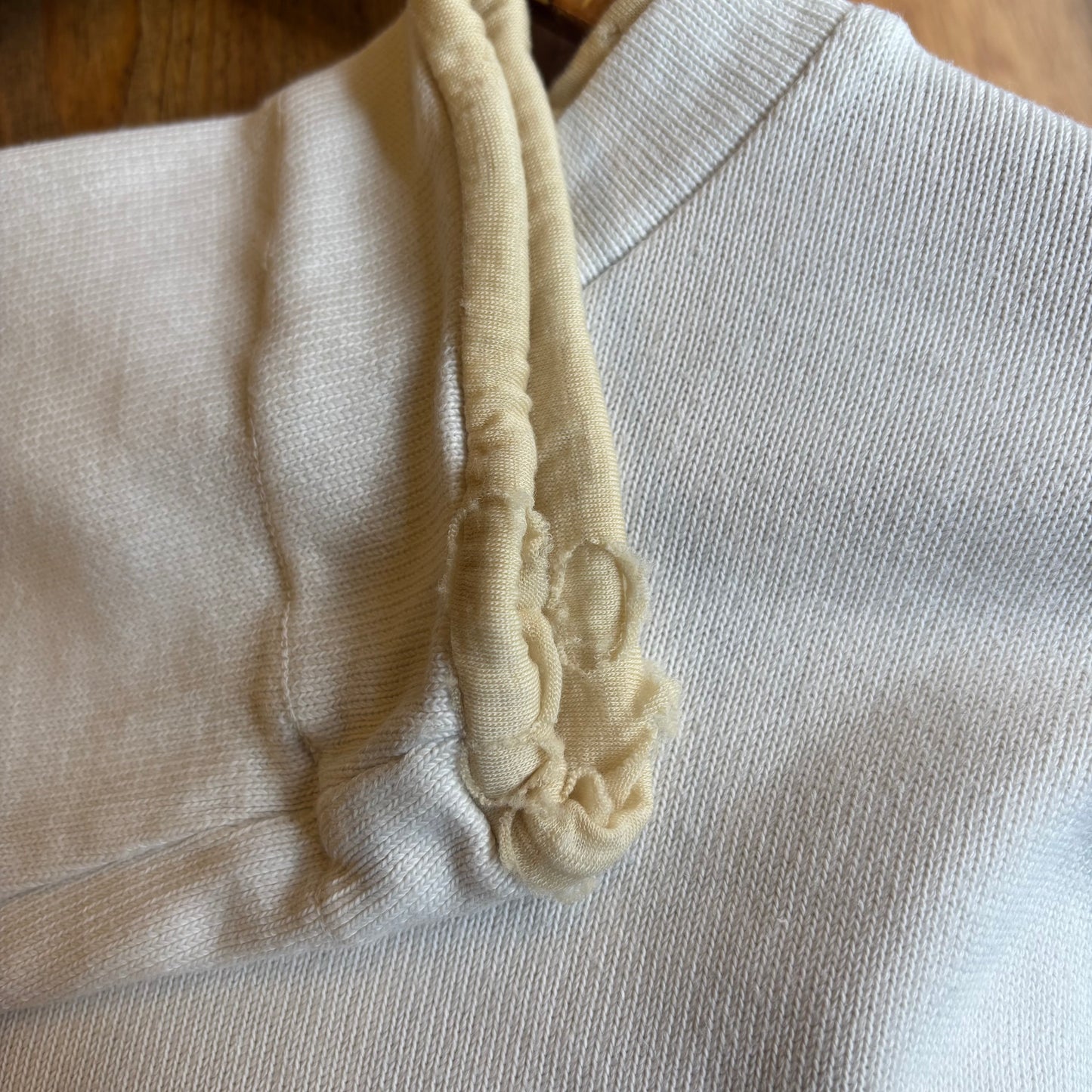 Stone Island S/S 2002 Pullover Sweatshirt White (Large)
