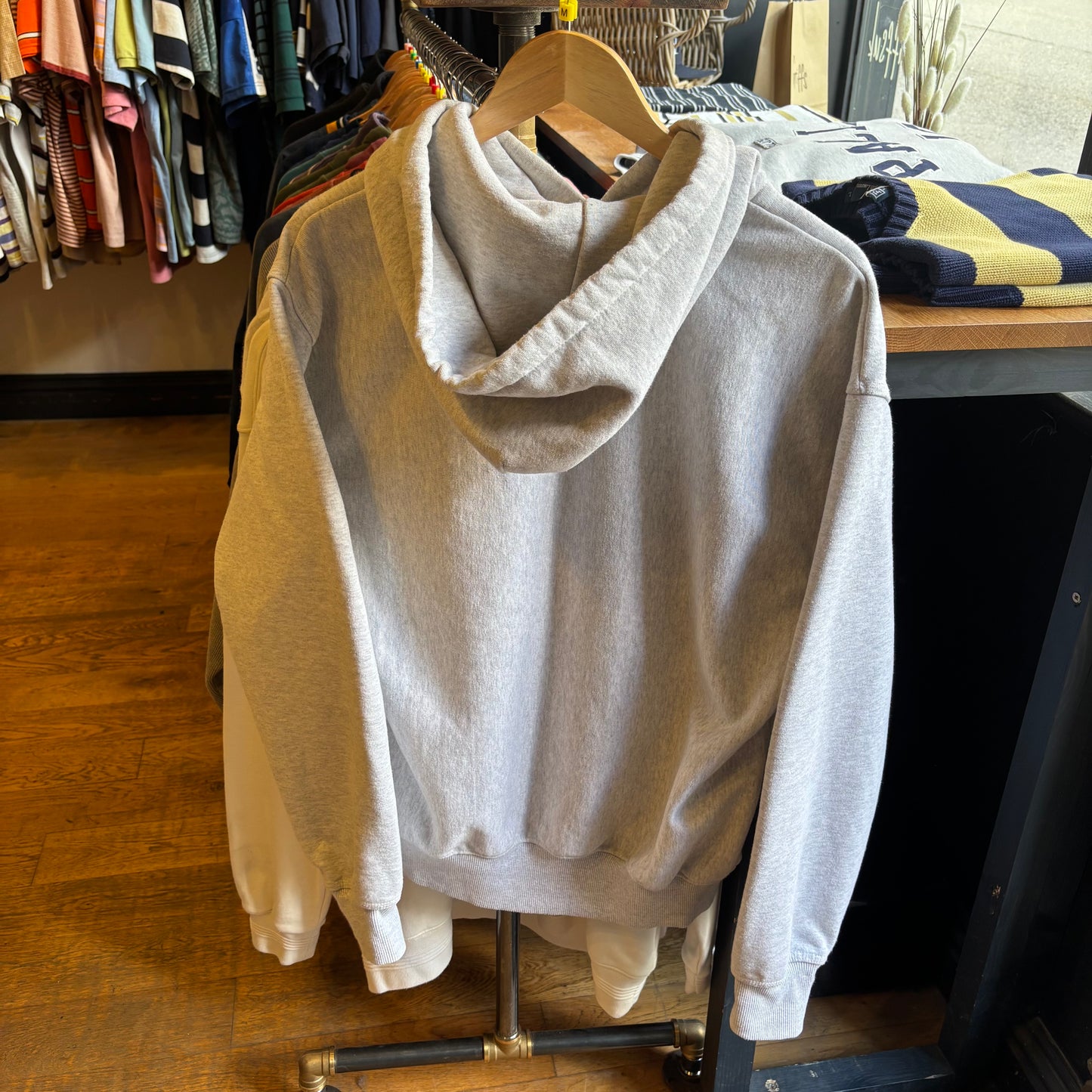Stussy Soda Can Oversized Hoodie Grey (Medium)