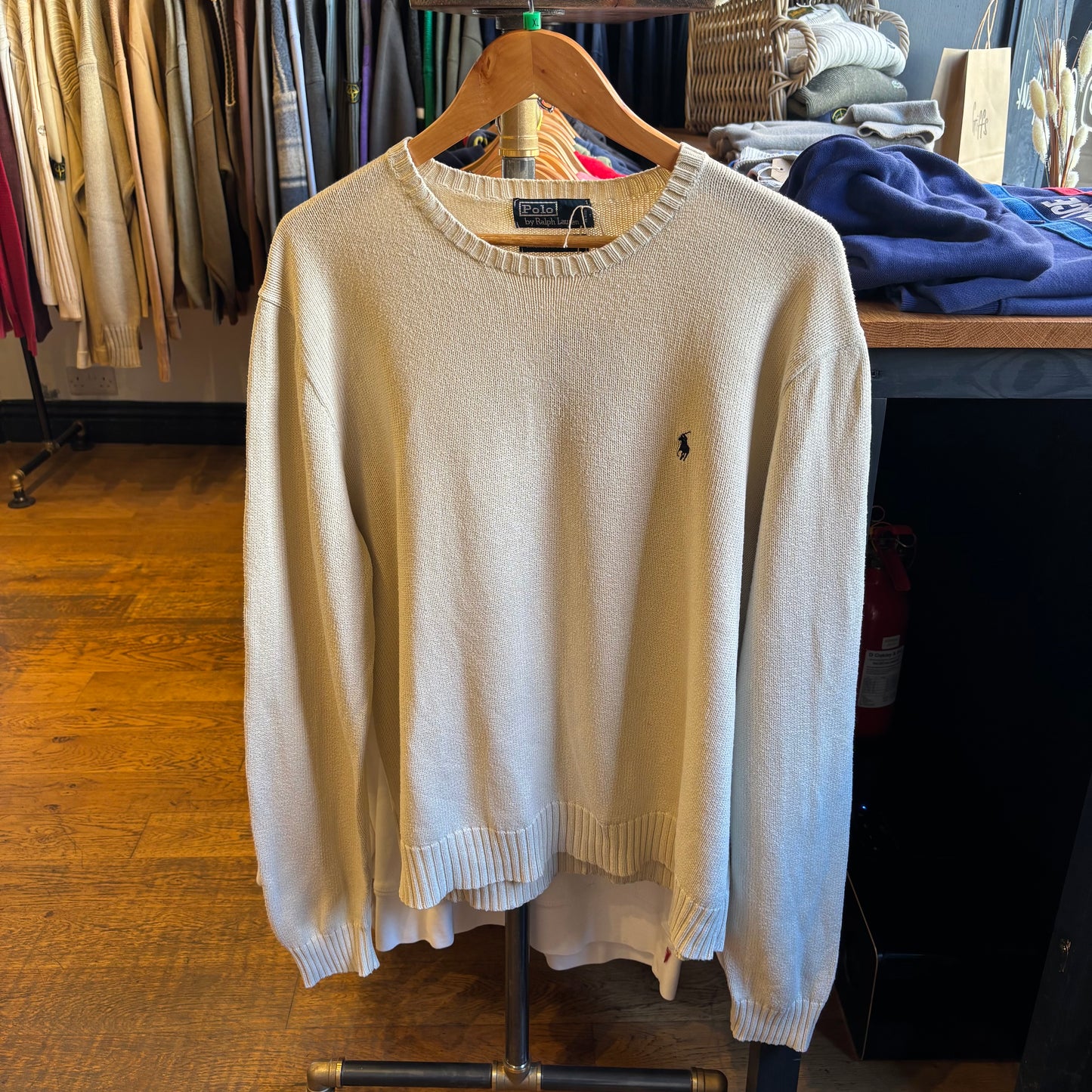 Ralph Lauren Pullover Knit Jumper Cream (XL)