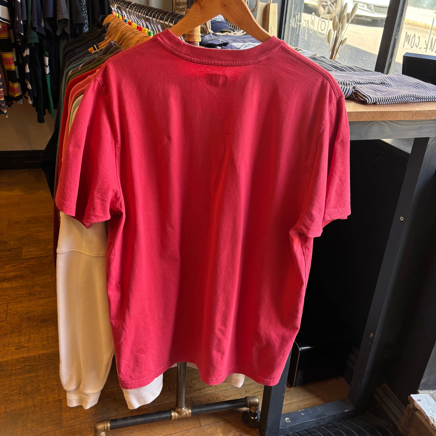 Supreme FW18 Floral Logo T-Shirt Red (XL)